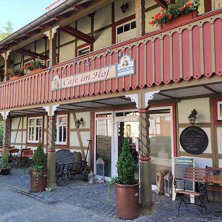 Cafe Im Hof- Bed & Breakfast Streufdorf Exterior foto
