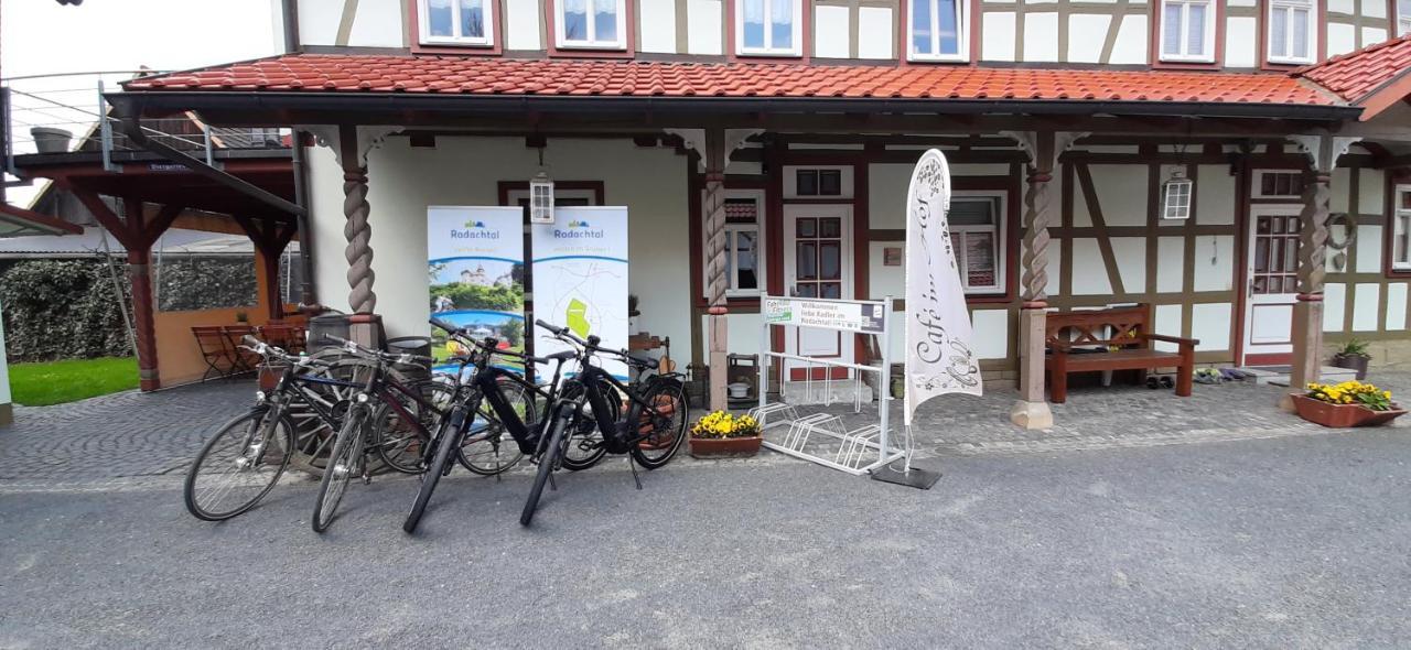 Cafe Im Hof- Bed & Breakfast Streufdorf Exterior foto