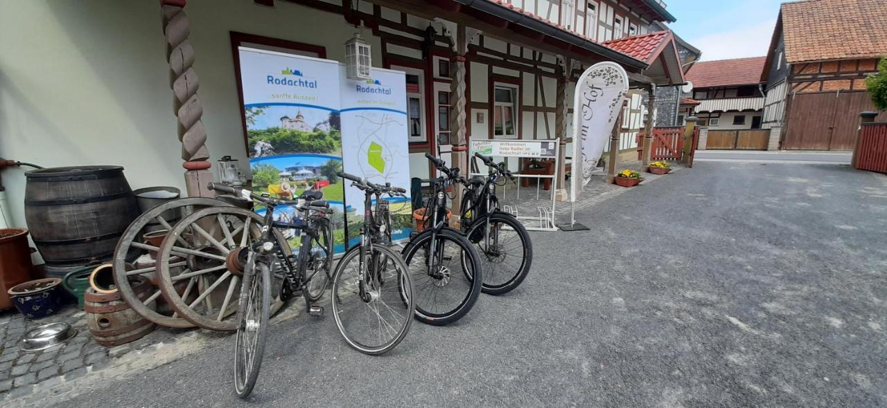 Cafe Im Hof- Bed & Breakfast Streufdorf Exterior foto