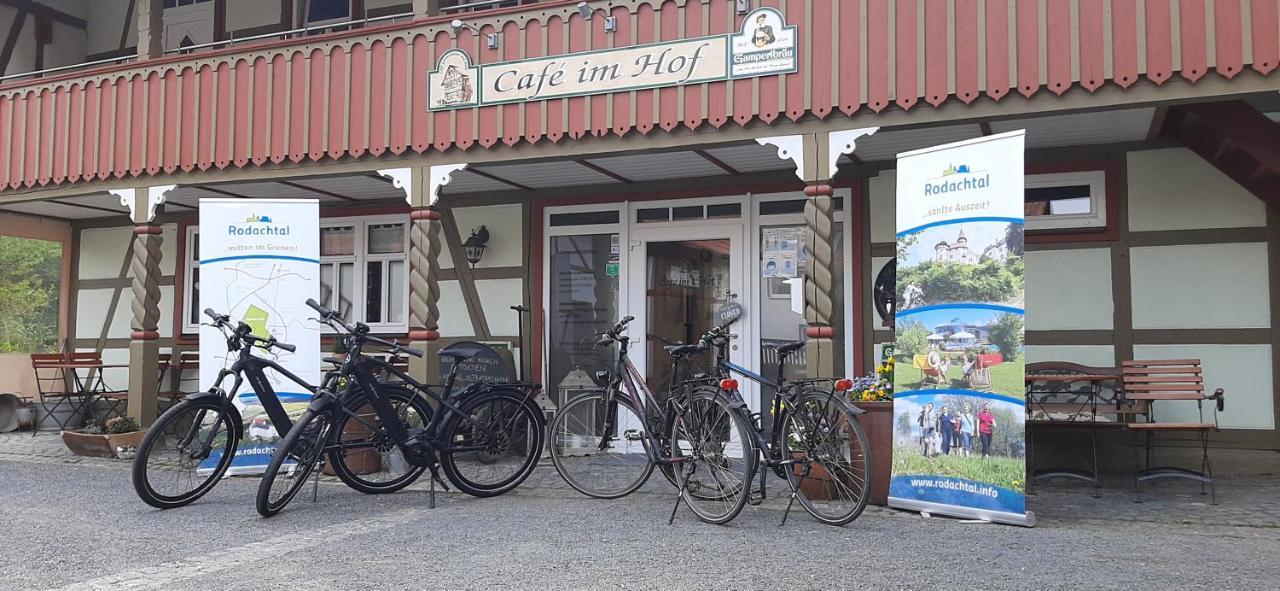 Cafe Im Hof- Bed & Breakfast Streufdorf Exterior foto