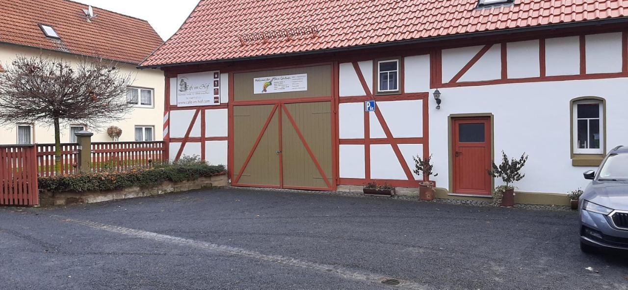 Cafe Im Hof- Bed & Breakfast Streufdorf Exterior foto