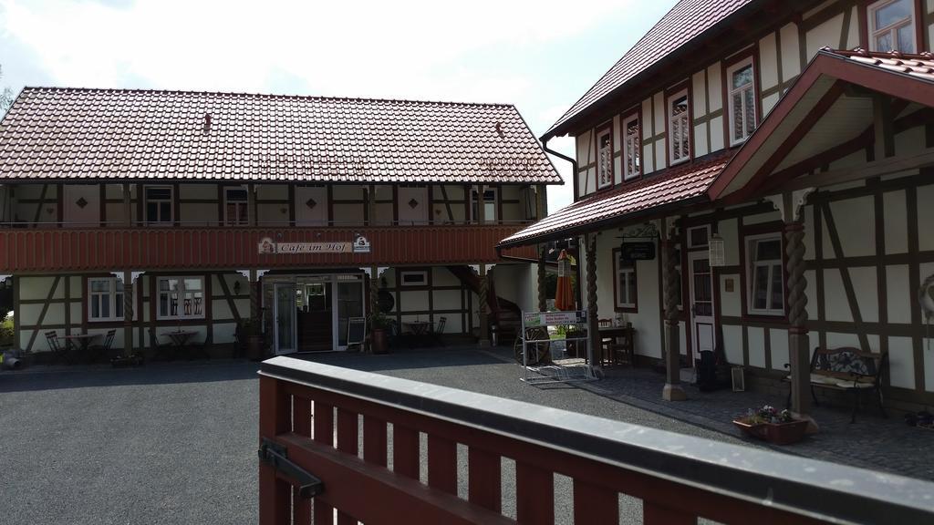 Cafe Im Hof- Bed & Breakfast Streufdorf Exterior foto