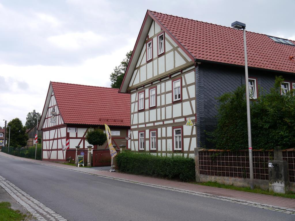 Cafe Im Hof- Bed & Breakfast Streufdorf Exterior foto