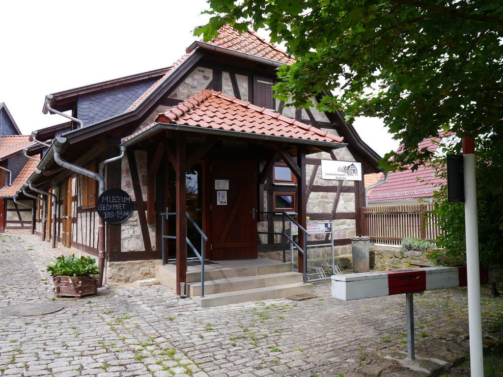 Cafe Im Hof- Bed & Breakfast Streufdorf Exterior foto