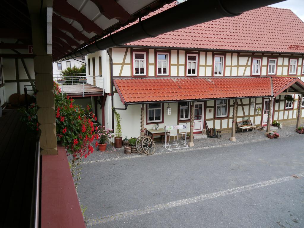 Cafe Im Hof- Bed & Breakfast Streufdorf Exterior foto