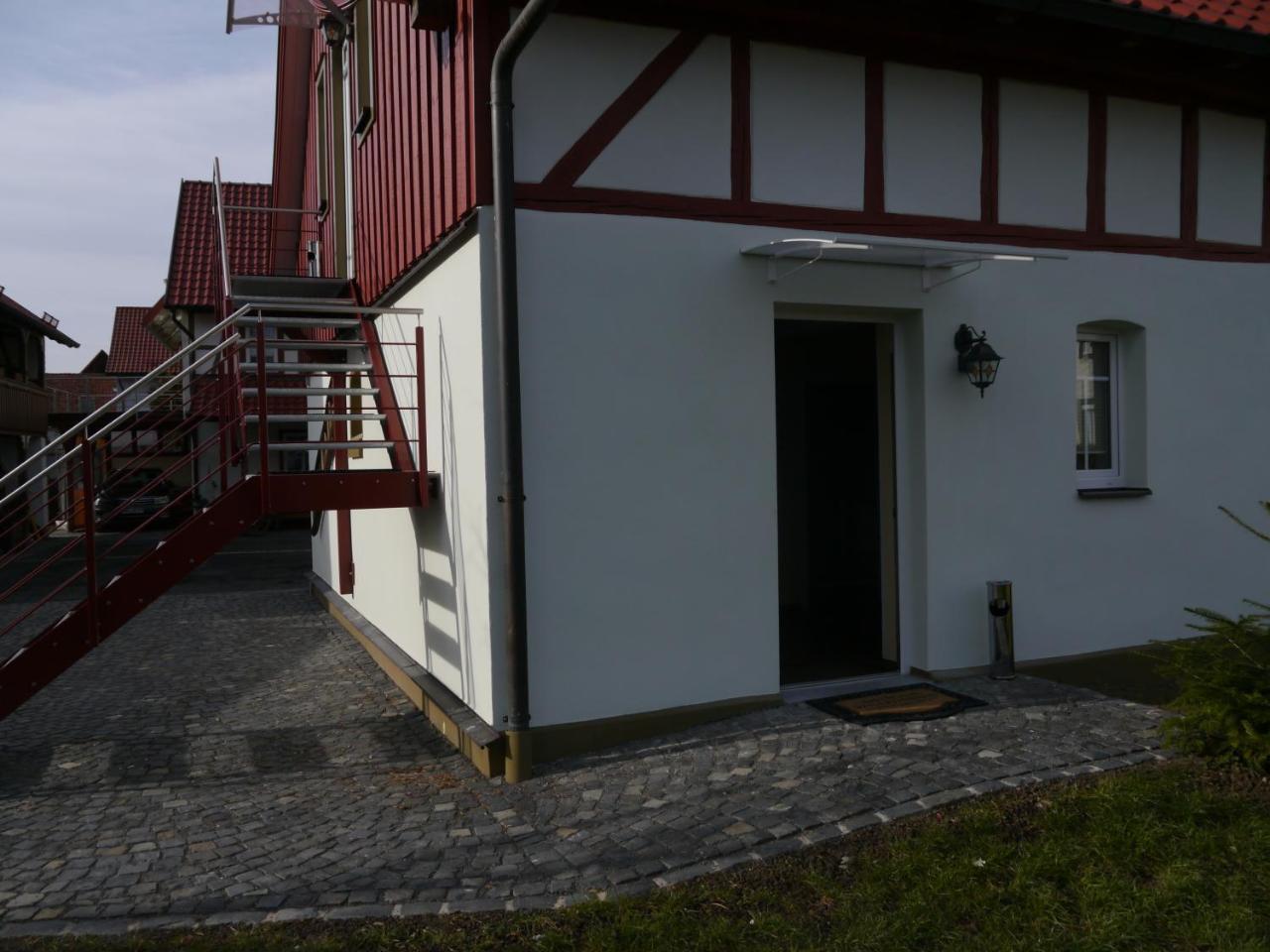 Cafe Im Hof- Bed & Breakfast Streufdorf Exterior foto
