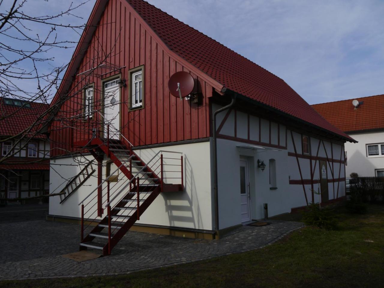 Cafe Im Hof- Bed & Breakfast Streufdorf Exterior foto